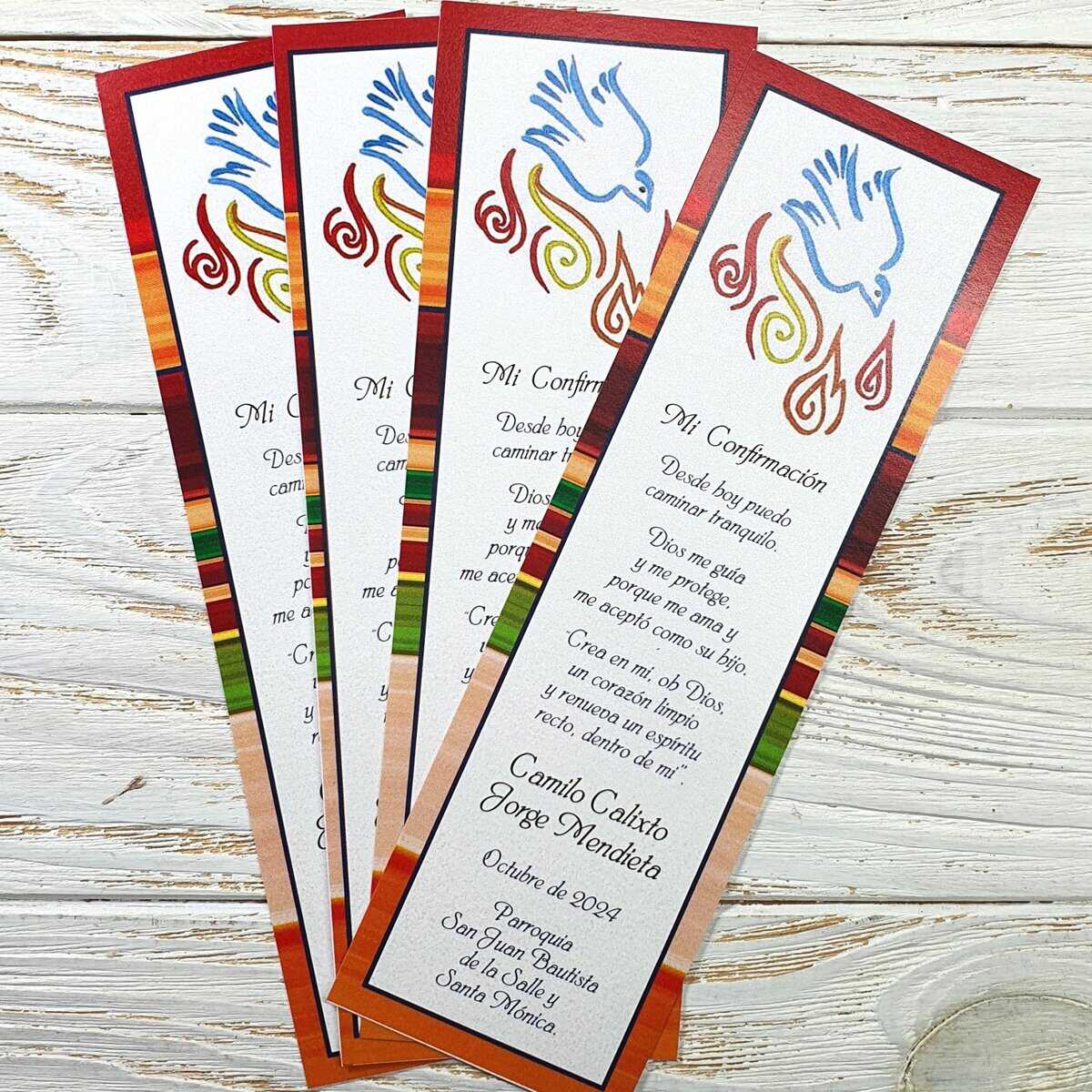 Tarjetas Para Confirmación, Nuevos Modelos Disponibles
