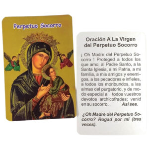 Estampa Perpetuo Socorro 6x9cm