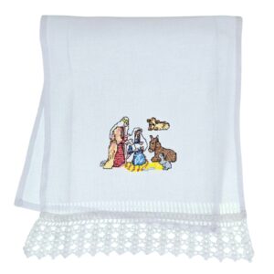 Toalla Bordada Navidad 26x58cm
