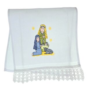 Toalla Bordada Navidad 26x58cm