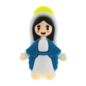 Mini Virgen María PVC