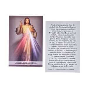 Jesús Misericordiso, Estampita