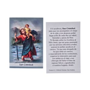San Cristóbal, Estampita