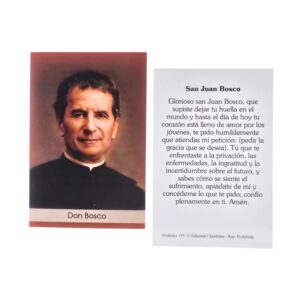 Don Bosco, Estampita