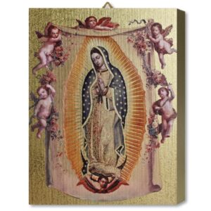 Guadalupe Retablo 19.7x25cm